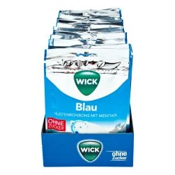 WICK Hustenbonbons Ohne Zucker 72 G, 20er Pack