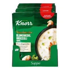 Knorr Feinschmecker Blumenkohl Broccoli Suppe Ergibt 0,5 Liter, 13er Pack