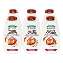 Garnier Wahre Schätze Shampoo Kokosmilch 250 Ml, 6er Pack