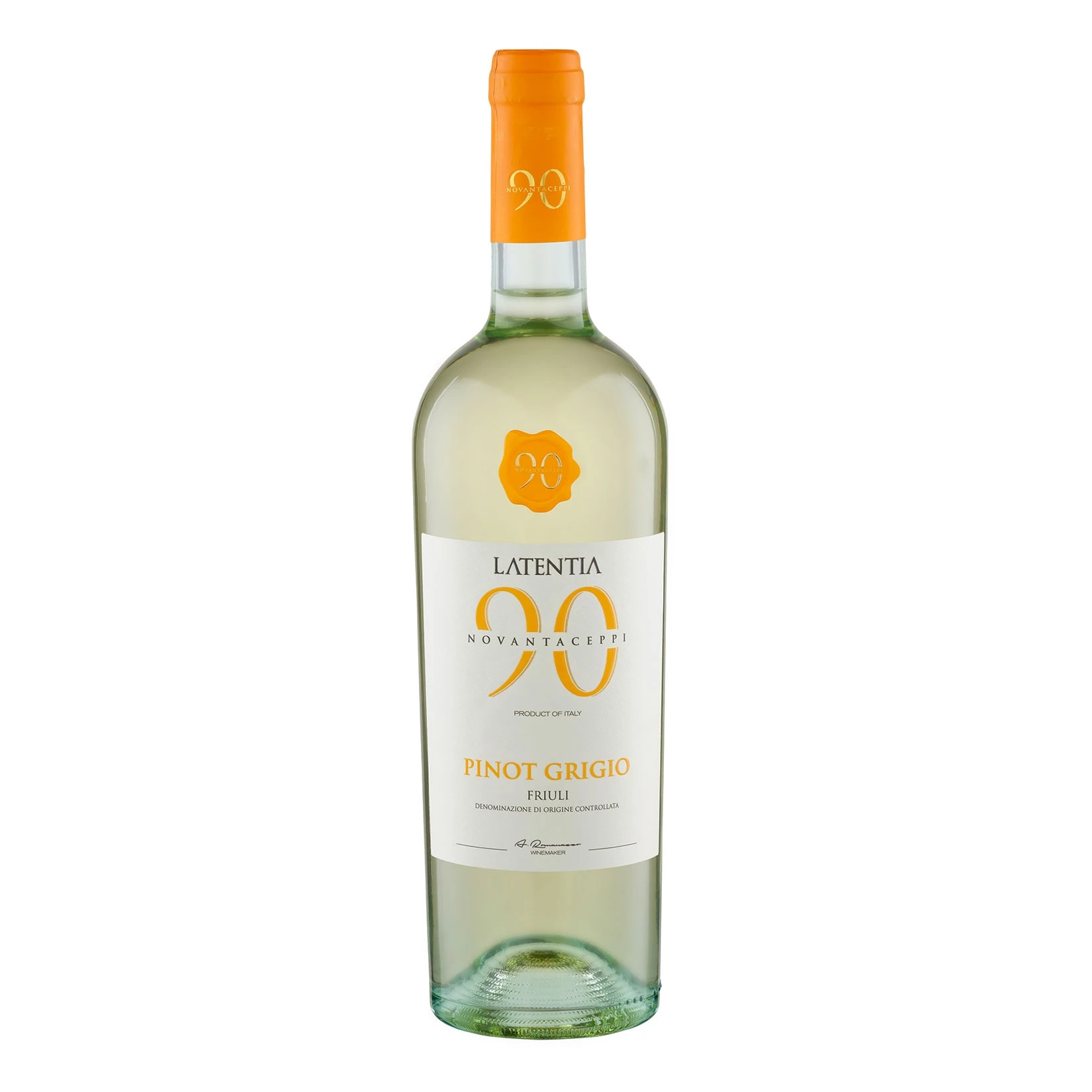 Novantaceppi Pinot Grigio Friuli DOC 12,5 % Vol 0,75 Liter 3 Novantaceppi Pinot Grigio Friuli DOC 12,5 % Vol 0,75 Liter