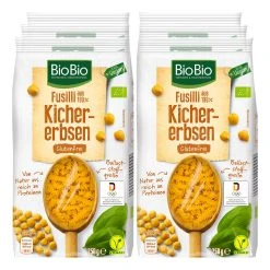 BioBio Fusilli Aus Kichererbsen 250 G, 6er Pack