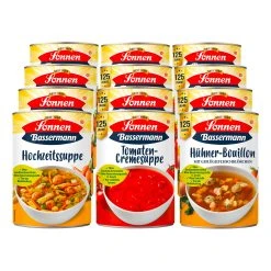 Sonnen Bassermann Suppen 400 Ml, Verschiedene Sorten, 12er Pack