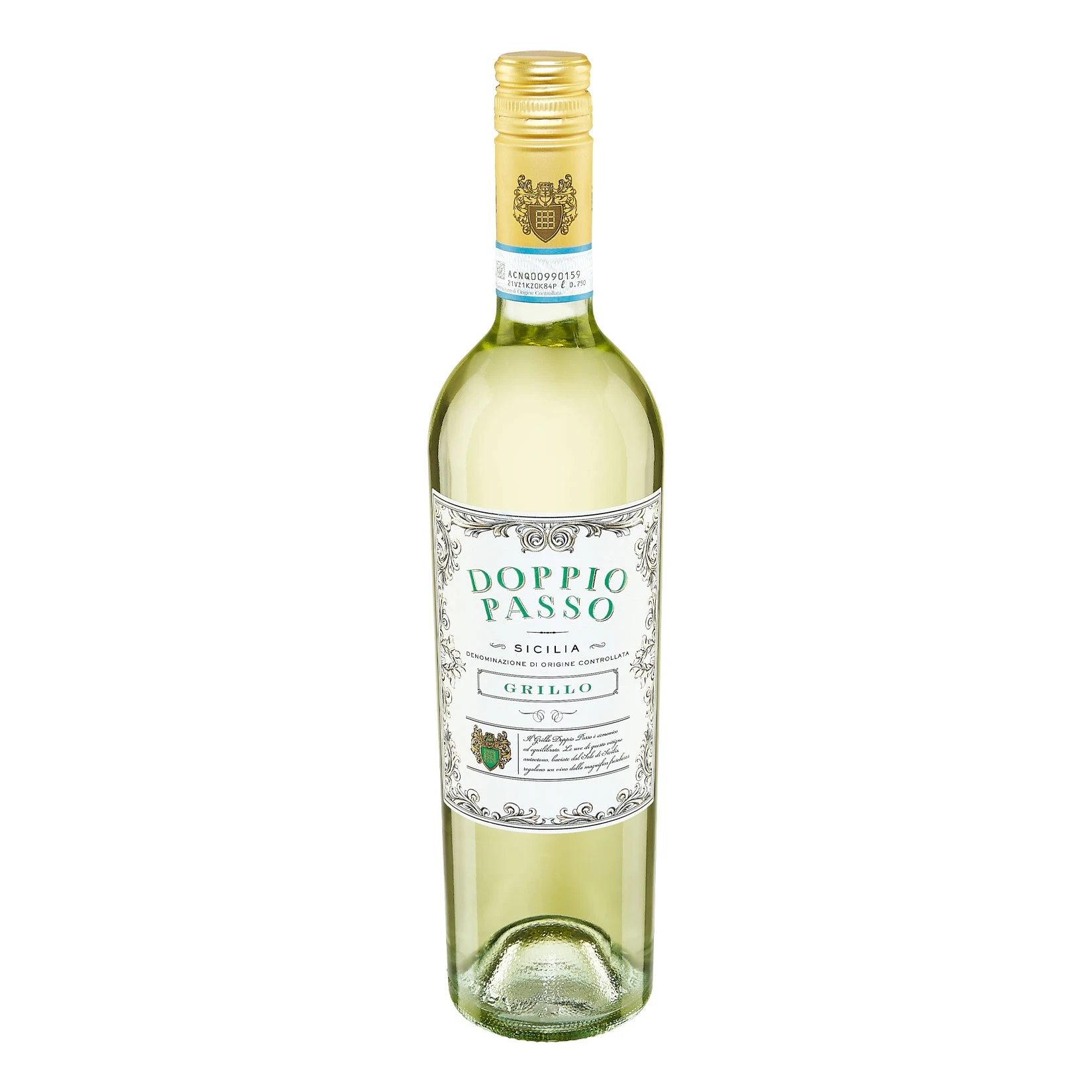 Doppio Passo Grillo Sicilia 12,5 % Vol 0,75 Liter 3 Doppio Passo Grillo Sicilia 12,5 % Vol 0,75 Liter