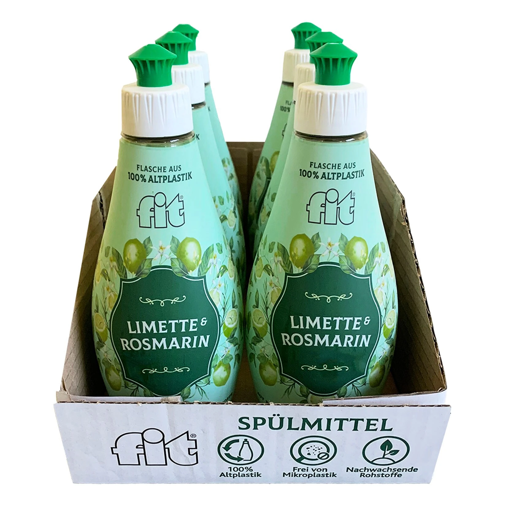 Fit Spülmittel Spices Limette-Rosmarin 400 Ml, 6er Pack 3 Fit Spülmittel Spices Limette-Rosmarin 400 Ml, 6er Pack