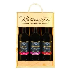 Sonstiges Geschenkholzkiste Rotwein Trio 11,0 - 13,0 % Vol 3 X 0,75 Liter