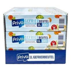 Priva Gefrierbeutel 100 X 1 Liter, 21er Pack