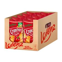 Lorenz Crunchips Paprika 150 G, 10er Pack